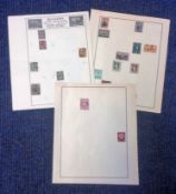 Bulgaria stamp collection 3 loose sheets mint and used. We combine postage on multiple winning