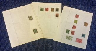 Rhodesia stamp collection 3 loose sheets early material. We combine postage on multiple winning lots