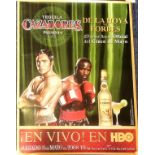 Oscar De La Hoya Vs Steve Forbes 2008 World Title Official 18x24 Boxing Poster. We combine postage