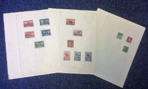 Early Australian stamp collection on loose album pages, Used, 1934-1937. We combine postage on