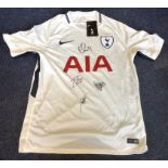 Tottenham Hotspur Shirt Signed By Jan Vertonghen, Paulo Gazzinga, Victor Wanyama & Kyle Walker-