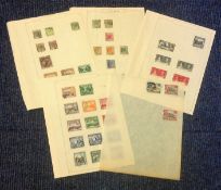Cyprus stamp collection 5 loose sheets mint and used. We combine postage on multiple winning lots