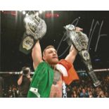 Conor Mcgregor UFC Fighter. Lovely authentic signed photo of Irish UFC fighter. Photo measures 10