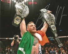 Conor Mcgregor UFC Fighter. Lovely authentic signed photo of Irish UFC fighter. Photo measures 10