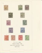 Great Britain stamp collection 1 loose page 13 used stamps dated 1912/1922 catalogue value £150, 00.