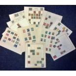 Austria stamp collection 16 loose sheets early material some rare. We combine postage on multiple