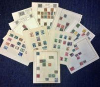 Austria stamp collection 16 loose sheets early material some rare. We combine postage on multiple