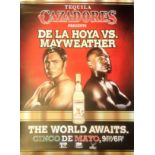 Oscar De La Hoya Vs Floyd Mayweather World Title 2007 Official 19x26 Boxing Poster Titled The