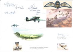Photo Copy of 63rd Anniversary of 73 Sqn Association with the Village of ' Rouvres ' France. print