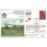 Alan Colin Campbell signed 60th Anniversary of the First United Kingdom Regular Commercial Passenger