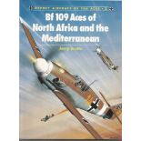 WW2 Luftwaffe ace signed Bf109 Aces of North Africa & Mediterranean. book by Scutts, J1995 Signed by