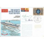 Admiral Sir Terence Lewin and Rear Admiral J O Roberts signed RNSC, 2, 7 cover commemorating the