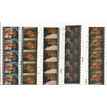 Battle of Britain 5 strips of 5 35mm Film Cells from the 1969 feature film All film cells have