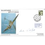 Flt. Lt F Twitchett Battle of Britain veteran 1940, signed Duxford Spitfires cover, certified copy