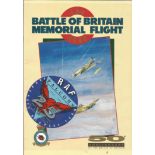 Battle of Britain Memorial Flight 1990 commemorative brochure. Book contains some lovely memories