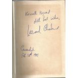 Leonard Cheshire VC signed 1956 hardback book Cheshire VC Bomber pilot 1979 dedicated to Kenneth,