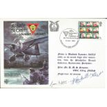 ES21, Duncan Simpson and Albert, H Lenteille?, signed Royal Air Forces Escaping Society cover -