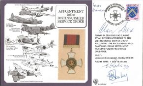 DM4 Appoint to the Distinguished Service Order Signed by 4 DSO Holders 12 Oct 84 Jersey Postmark