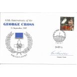 65th Anniversary of the George Cross 24th September 2005 signed FDC. Signed by Ken Farrow G. C. Good