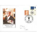 George Cross signed FDC date stamp 56th Anniversary George Cross London 26/2/2004. Signed by