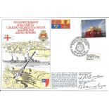 Double signed Navy cover 40th Anniversary of the Visit by H. M. King George VI to Malta June 20th,