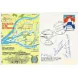 ES8, E H Copley and two Dutch signatures, signed Royal Air Forces Escaping Society cover -