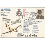 Adolf Galland, Gen Ira Eaker, Johannes Steinhoff signed No46 Squadron Royal Air Force signed