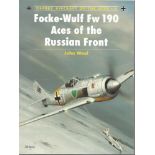 WW2 Luftwaffe ace signed FW190 Aces of the Russian Front Paperback book by Weal, J 1995 Signed by