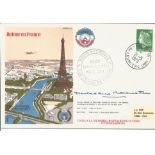 ES14, Deveraux Rochester signed Royal Air Forces Escaping Society cover - Retour en France with