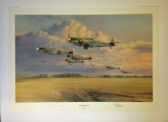 Robert Taylor 36x26 The Abbeville Boys 712/1250 limited edition print published 1999 signed by