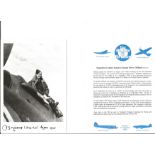 Sqn. Ldr. Jocelyn George Power Millard Battle of Britain fighter pilot signed 6 x 4 inch b/w photo