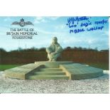 604 Squadron Middle Wallop Battle of Britain veteran 1940, signed Battle of Britain Memorial at