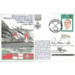 Commodore R C Hastie and Commodore B G Young signed RNSC, 3, 4 cover commemorating the 40th