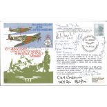 Battle of Britain Pilots multiple signed cover. 41st Anniv Battle of Britain Signed MRAF D Boyle