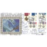 Battle of Britain Salute to the Brave Multi signed FDC signed by 21 fighter command veterans