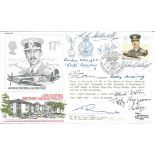 Ten BOB pilots signed RAF WW2 cover. Lord Dowding/Hurricane signed RAF, AC, 29 RAF cover Lord