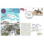 Rear Admiral A F Pugsley and Major General J L Moulton signed RNSC, 2, 22 cover commemorating the