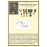 Field Marshal Sir Gerald Walter Robert Templer KG, GCB, GCMG, KBE, DSO small signature piece, Set