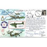 Battle of Britain Pilots multiple signed cover. RAFA2 Battle of Britain Skirmishing 10-21 July