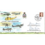 Dame Vera Lynn and Air Vice Marshall John Howe signed Closure of RAF Manston cover. Good