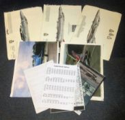 RAF unsigned prints each approx 16 x 12 inches fixed to thicker paper RSAF Dhahran Tornado F3 ZE941,