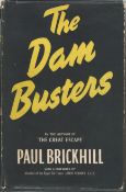 The Dambusters by Paul Brickhill UNSIGNED hardback book with dust cover 1953, 12th impression,