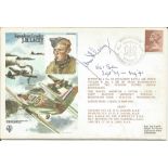 Squadron Leader James Harry, Ginger, Lacey, DFM, 601 Squadron Battle of Britain Ace signed on his