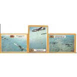 Battle of Britain A and B, C Gum Cards dated 1969. Good Condition. All autographed items are genuine