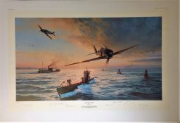 Robert Taylor The Homecoming 34x24 limited edition multi signature print 15/600 published 1999, U