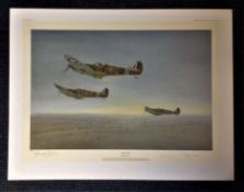Gerald Coulson First Light 27x21 limited edition print 82/300 signed by Sqn Ldr Geoffrey Wellum