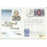 Group Captain Sir Douglas Bader CBE DSO DFC, Battle of Britain Ace, signed on his own FDC cover - he