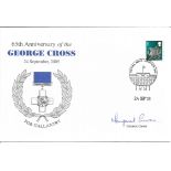 65th Anniversary of the George Cross 24th September 2005 signed FDC. Signed by Margaret Purves G. C.