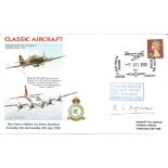 Sgt. Pilot R J McNair, DFC, 3 Squadron Battle of Britain veteran 1940, signed Classic Aircraft