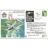 Wing Commander R H McIntosh signed 60th Anniversary of the First UK International Air Mail cover RAF